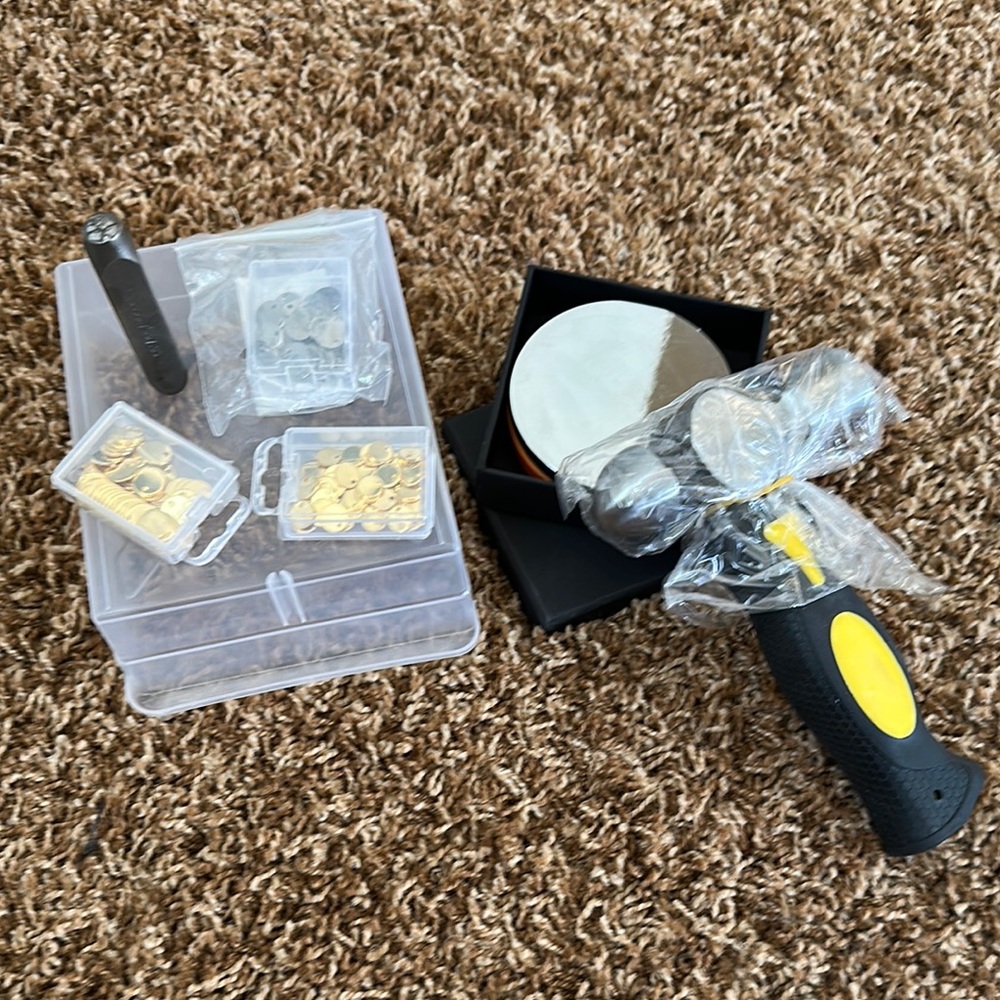 Metal Stamping Kit with Mini Hammer